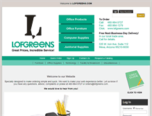 Tablet Screenshot of lofgreens.com